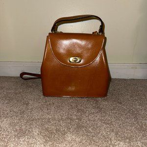 Cuir Veritable Brown leather bag